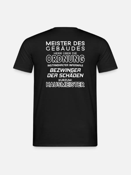 Hausmeister / Hausmeisterin - Männer T-Shirt - Schwarz