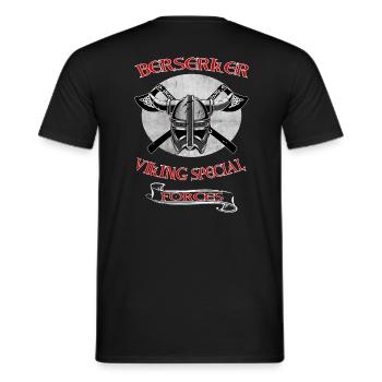 Viking Skull Skull Axe Valhalla - T-shirt homme - noir - Dos - AI Model Male 178 light (178cm)