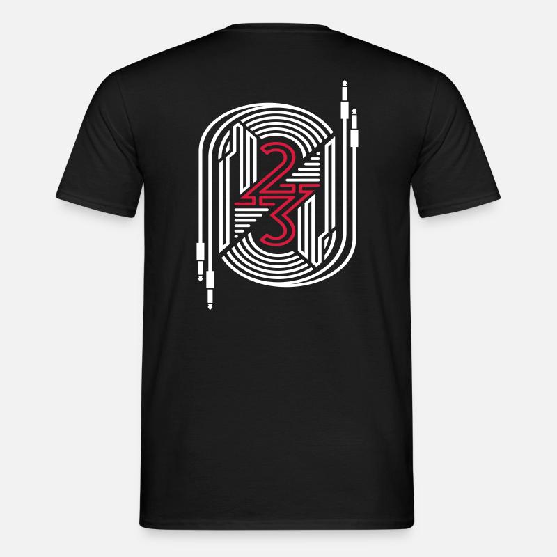 23 connector - Männer T-Shirt - Schwarz