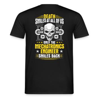 Mechatronics technician mechatronics mechatronics gift - Men's T-Shirt - black - Back - AI Model Male 178 light (178cm)