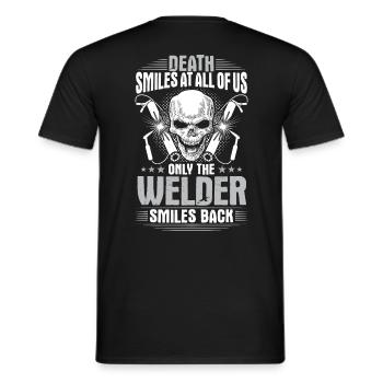 Soudeur Soudeur Soudeur Welder Cadeau - T-shirt homme - noir - Dos - AI Model Male 178 light (178cm)