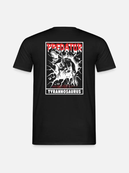 Predator - Tyrannosaurus Rex - Männer T-Shirt - Schwarz