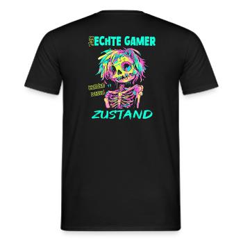 Condition du joueur - Jeux - T-shirt homme - noir - Dos - AI Model Male 178 light (178cm)