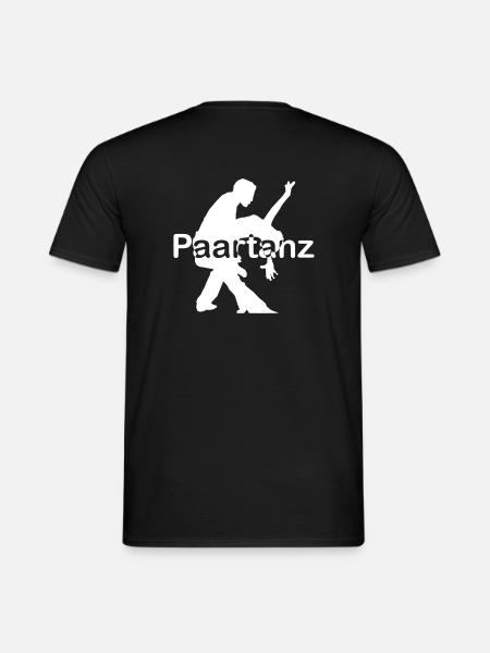Danse des polices de tango au milieu du blanc - T-shirt homme - noir
