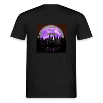 The World Need More Techno - Männer T-Shirt - Schwarz - Hinten - AI Model Male 178 light (178cm)