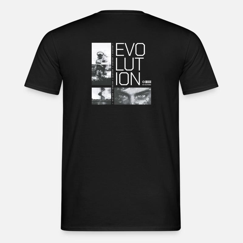 Évolution - ne pas s’arrêter - T-shirt homme - noir
