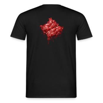 Kosovo - Blood and Muscle - Men's T-Shirt - black - Back - AI Model Male 178 light (178cm)