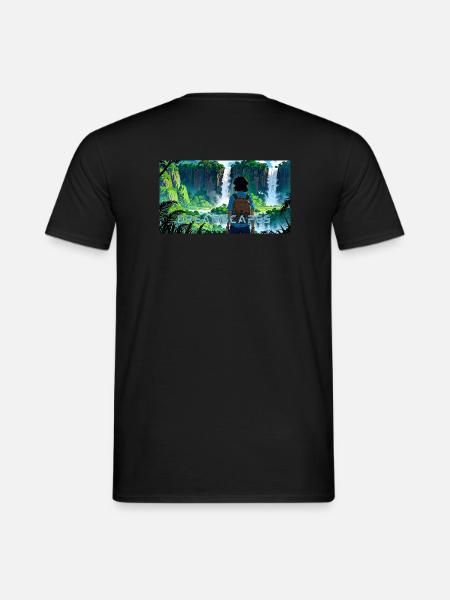 Dreamscapes Jungle - Men's T-Shirt - black
