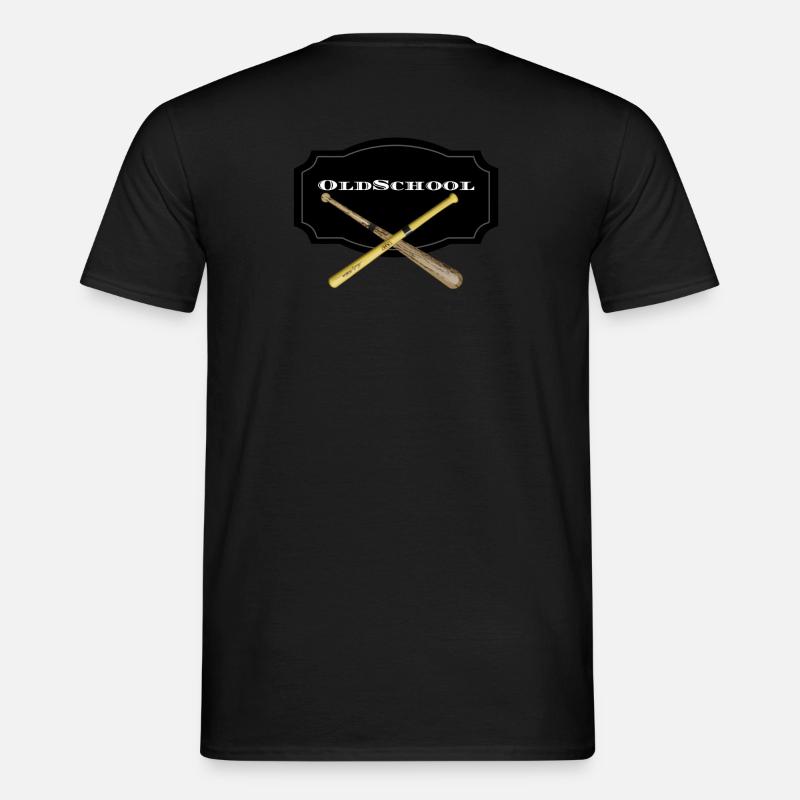 Oldschool - Männer T-Shirt - Schwarz