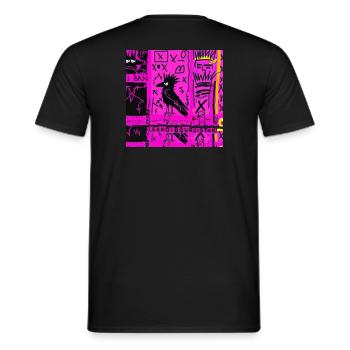 CORNEILLE PUNK - T-shirt homme - noir - Dos - AI Model Male 178 light (178cm)