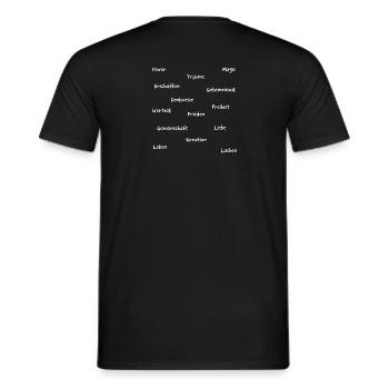 Magie - T-shirt homme - noir - Dos - AI Model Male 178 light (178cm)