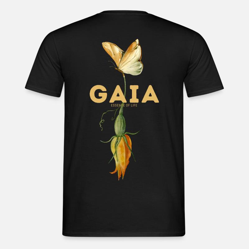 Ånder i blomst - T-shirt til herrer - sort