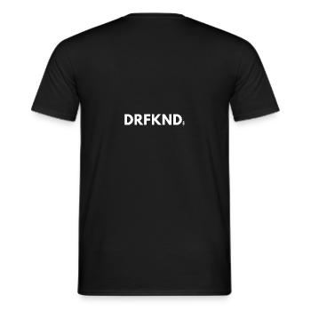 DRFKND Dorfkind - Männer T-Shirt - Schwarz - Hinten - AI Model Male 178 light (178cm)