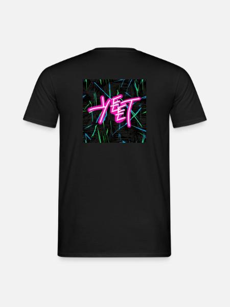 YEET Neon Graffiti Reloaded - Männer T-Shirt - Schwarz