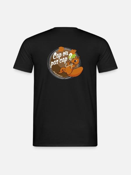 Cap ou pas cap? - T-shirt homme - noir