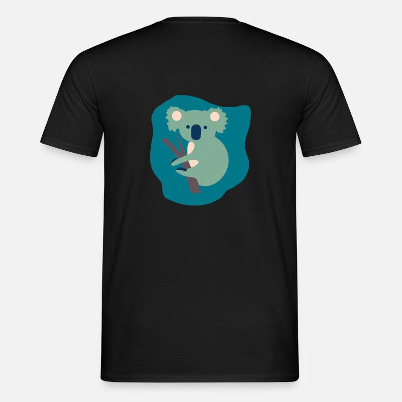 Koalerchen - Männer T-Shirt - Schwarz