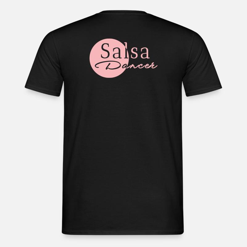 Salsa Dancer rosé - Männer T-Shirt - Schwarz