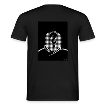 Das Ego - Die Illusion des Selbst - Männer T-Shirt - Schwarz - Hinten - AI Model Male 178 light (178cm)