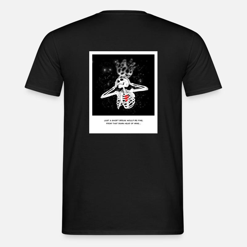 Just a break - Männer T-Shirt - Schwarz