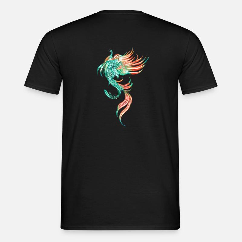 Phönix - Männer T-Shirt - Schwarz