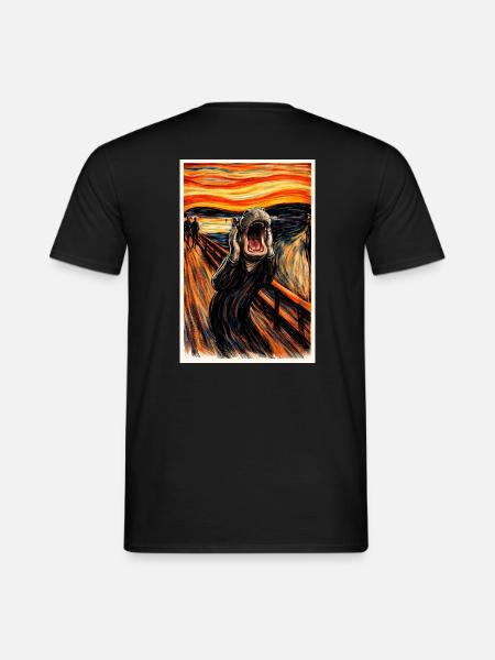 Screaming Hippo - weirdpeoplelovethis. - Männer T-Shirt - Schwarz