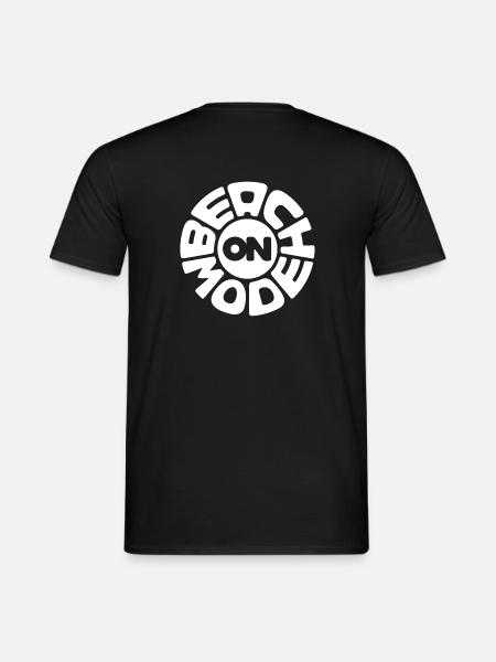 Beach Mode On Strand Schriftdesign Strandurlaub - Männer T-Shirt - Schwarz