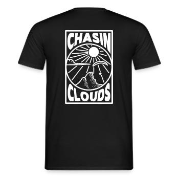 Chasin Clouds Parapente Vecteur - T-shirt homme - noir - Dos - AI Model Male 178 light (178cm)