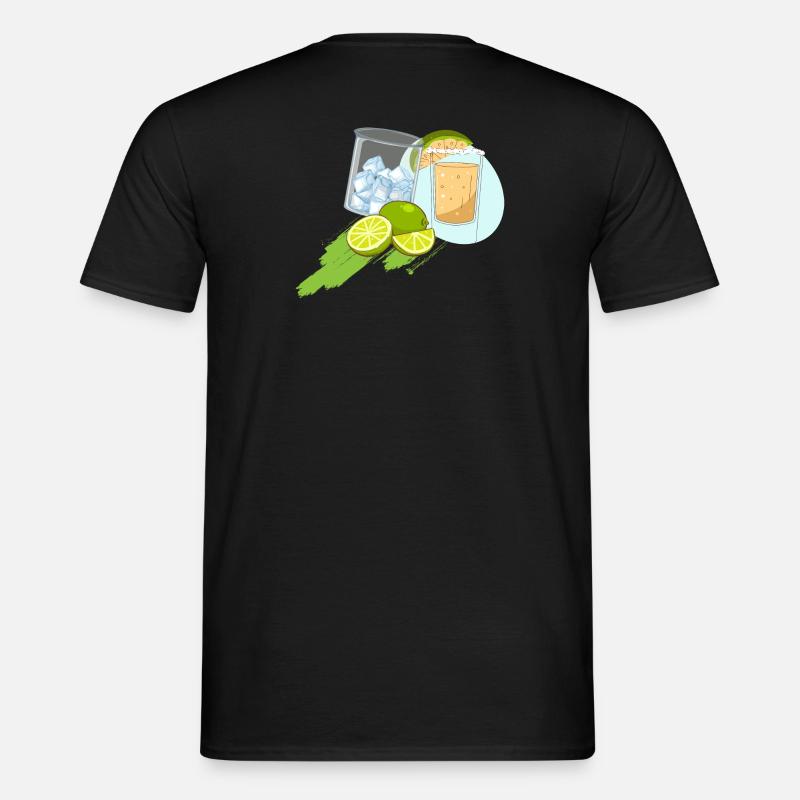 Fruit - Limonaden Design - Männer T-Shirt - Schwarz
