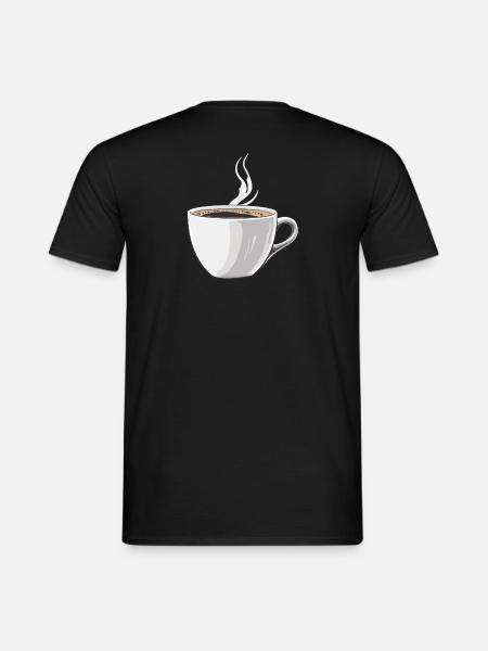 Cup of coffee black - Men's T-Shirt - black