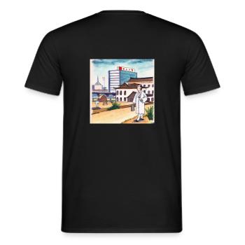 Doctor visiting Mannheim - Männer T-Shirt - Schwarz - Hinten - AI Model Male 178 light (178cm)