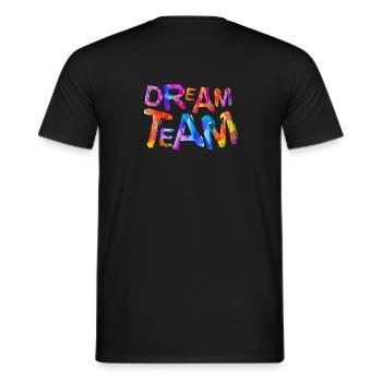 Dream Team - Men's T-Shirt - black - Back - AI Model Male 178 light (178cm)