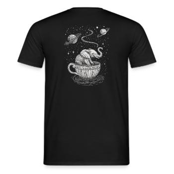 Magic Elephant Café Tous - T-shirt homme - noir - Dos - AI Model Male 178 light (178cm)