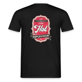 I AM A VERY HOT ADVISOR - T-shirt homme - noir - Dos - AI Model Male 178 light (178cm)
