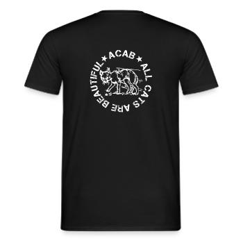 Tous les chats sont beaux - T-shirt homme - noir - Dos - AI Model Male 178 light (178cm)
