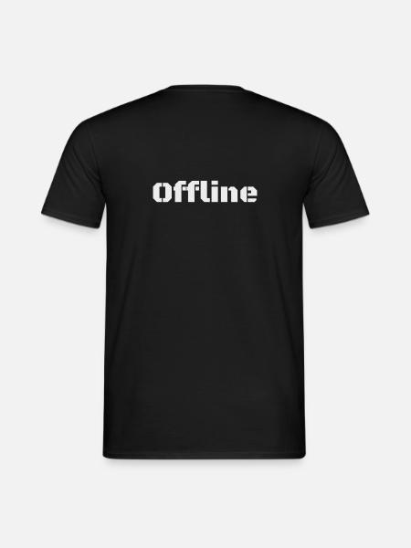 Offline - Men's T-Shirt - black