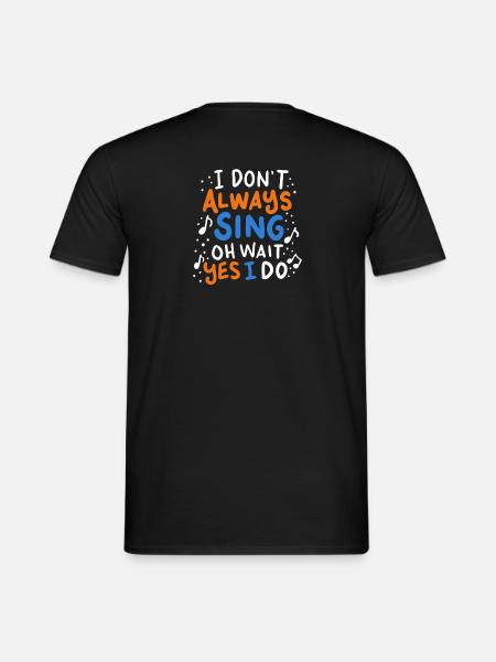 Singer - Men's T-Shirt - black