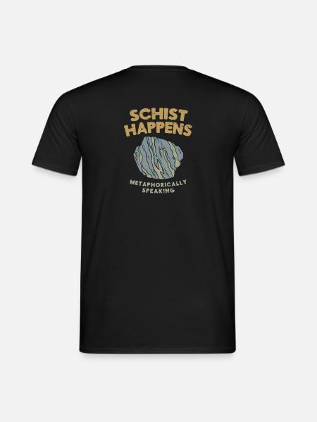 Geologie Steine Geologen Spruch Wortspiel - Männer T-Shirt - Schwarz