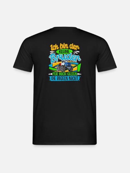 Kleiner Bruder Monstertruck - Männer T-Shirt - Schwarz