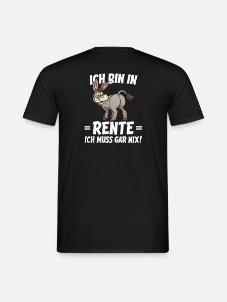 I'm Retired Humor Saying - Men's T-Shirt - black