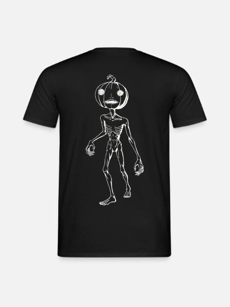 Kabocha-Albtraum – Mono - Männer T-Shirt - Schwarz