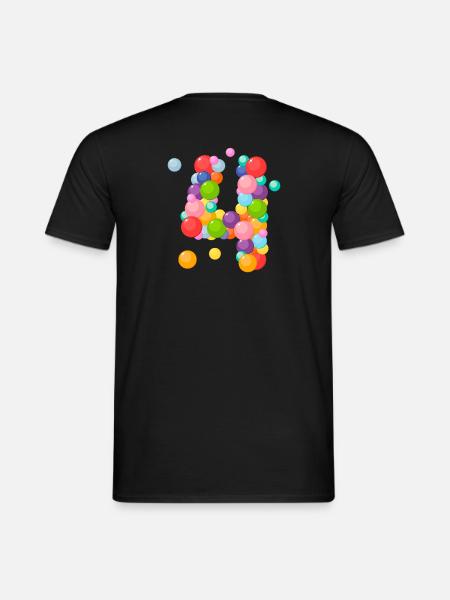 4 Jahre, 4 Jahre, Ich bin 4 Jahre alt, Geburtstag 4 Jahre - Männer T-Shirt - Schwarz