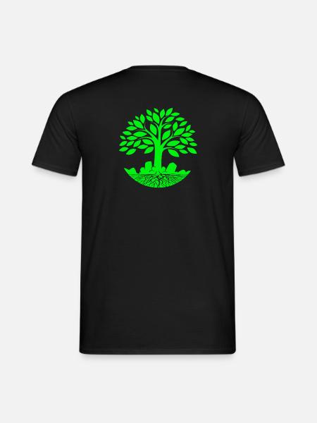 tree of life, zen, ecology - Men's T-Shirt - black