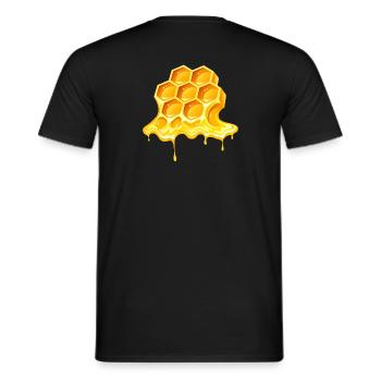 Honig, Imker, Imker - Männer T-Shirt - Schwarz - Hinten - AI Model Male 178 light (178cm)