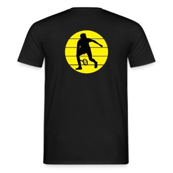 tennis, fan de tennis, match de tennis - T-shirt homme - noir - Dos - AI Model Male 178 light (178cm)