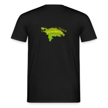 o Thurgau du Heimat | Ostschweiz - Männer T-Shirt - Schwarz - Hinten - AI Model Male 178 light (178cm)