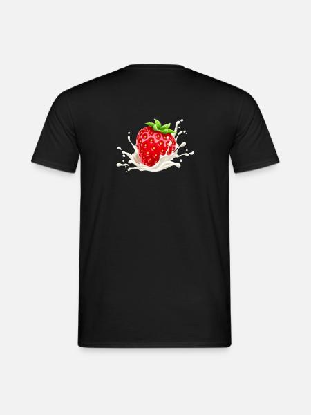Erdbeere, Erdbeer-Verlangen, Erdbeere - Männer T-Shirt - Schwarz