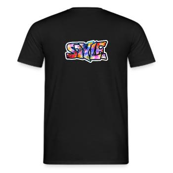 Style your Life - Men's T-Shirt - black - Back - AI Model Male 178 light (178cm)
