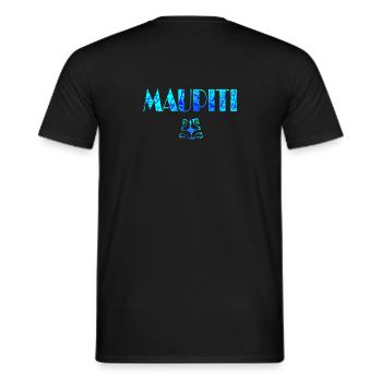 MAUPITI - Männer T-Shirt - Schwarz - Hinten - AI Model Male 178 light (178cm)