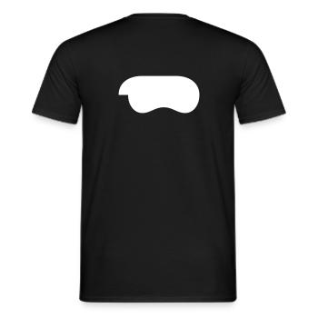 Controller-White - Men's T-Shirt - black - Back - AI Model Male 178 light (178cm)