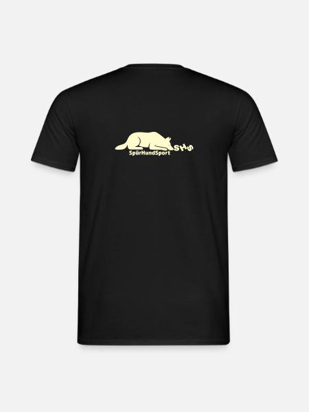 SHS Logo lemon - Männer T-Shirt - Schwarz